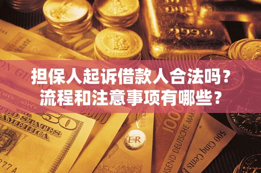 北京担保人起诉借款人合法吗？流程和注意事项有哪些？