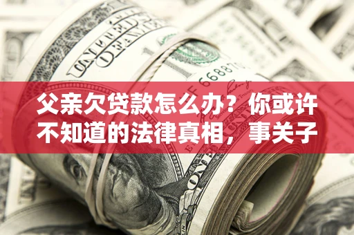 北京父亲欠贷款怎么办？你或许不知道的法律真相，事关子女未来