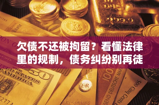 北京欠债不还被拘留？看懂法律里的规制，债务纠纷别再徒劳奔波