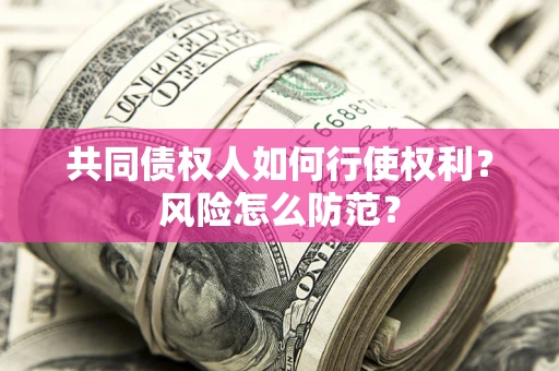 北京共同债权人如何行使权利？风险怎么防范？