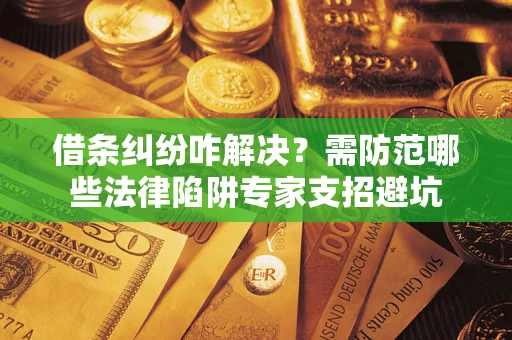 北京借条纠纷咋解决？需防范哪些法律陷阱专家支招避坑