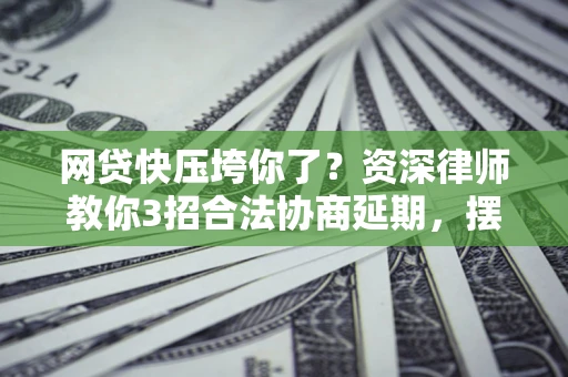 北京网贷快压垮你了？资深律师教你3招合法协商延期，摆脱暴力催收！