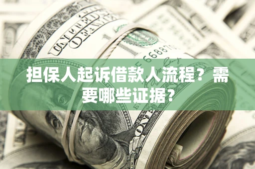 北京担保人起诉借款人流程?需要哪些证据? 北京担保人起诉借款人流程?需要哪些证据?