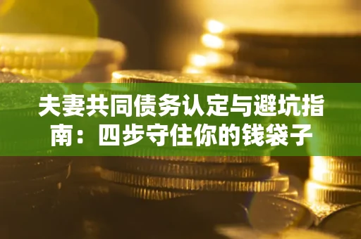 北京夫妻共同债务认定与避坑指南：四步守住你的钱袋子