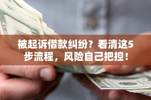 北京被起诉借款纠纷？看清这5步流程，风险自己把控！