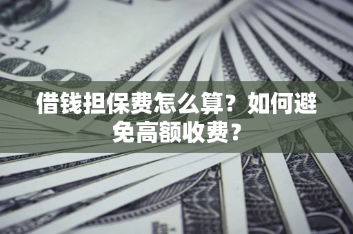 北京借钱担保费怎么算？如何避免高额收费？