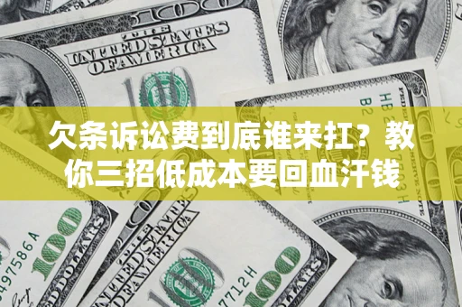 北京欠条诉讼费到底谁来扛？教你三招低成本要回血汗钱